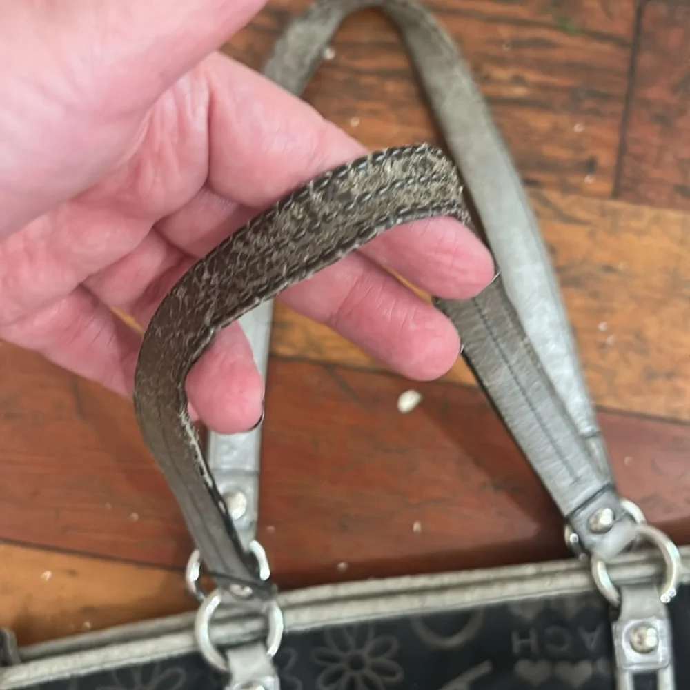 COPY - Coach Black Tote Bag with Metallic Accents - Picture 7 of 17